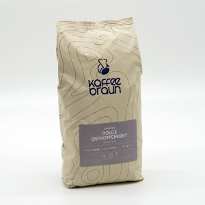 Kaffee Braun Dolce Koffeinfrei 1000g Bohnen